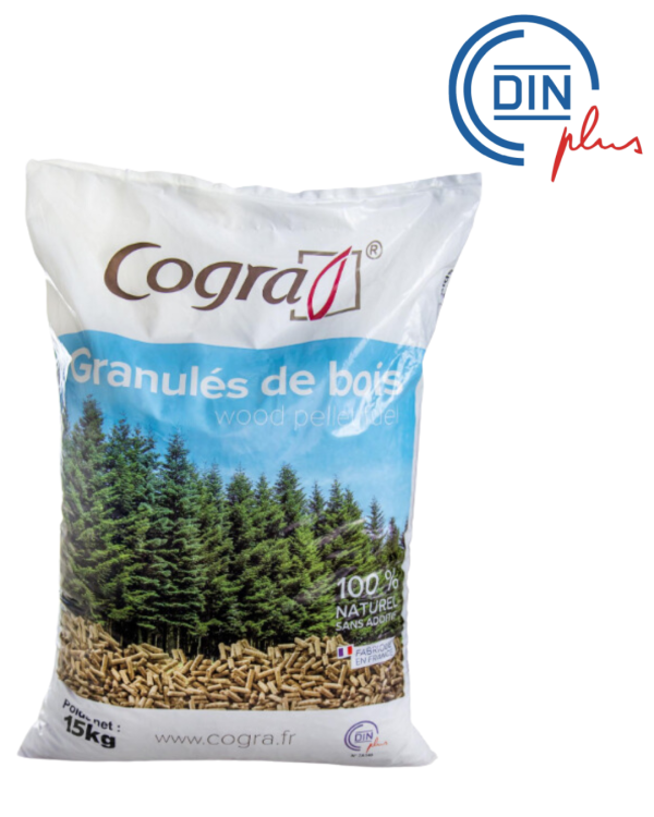 Sack mit Cogra-Pellets