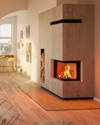 Cheminée de salon spartherm varia 2r55h